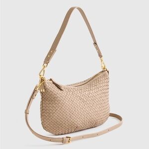 Quince Italian Handwoven Leather Shoulder Bag